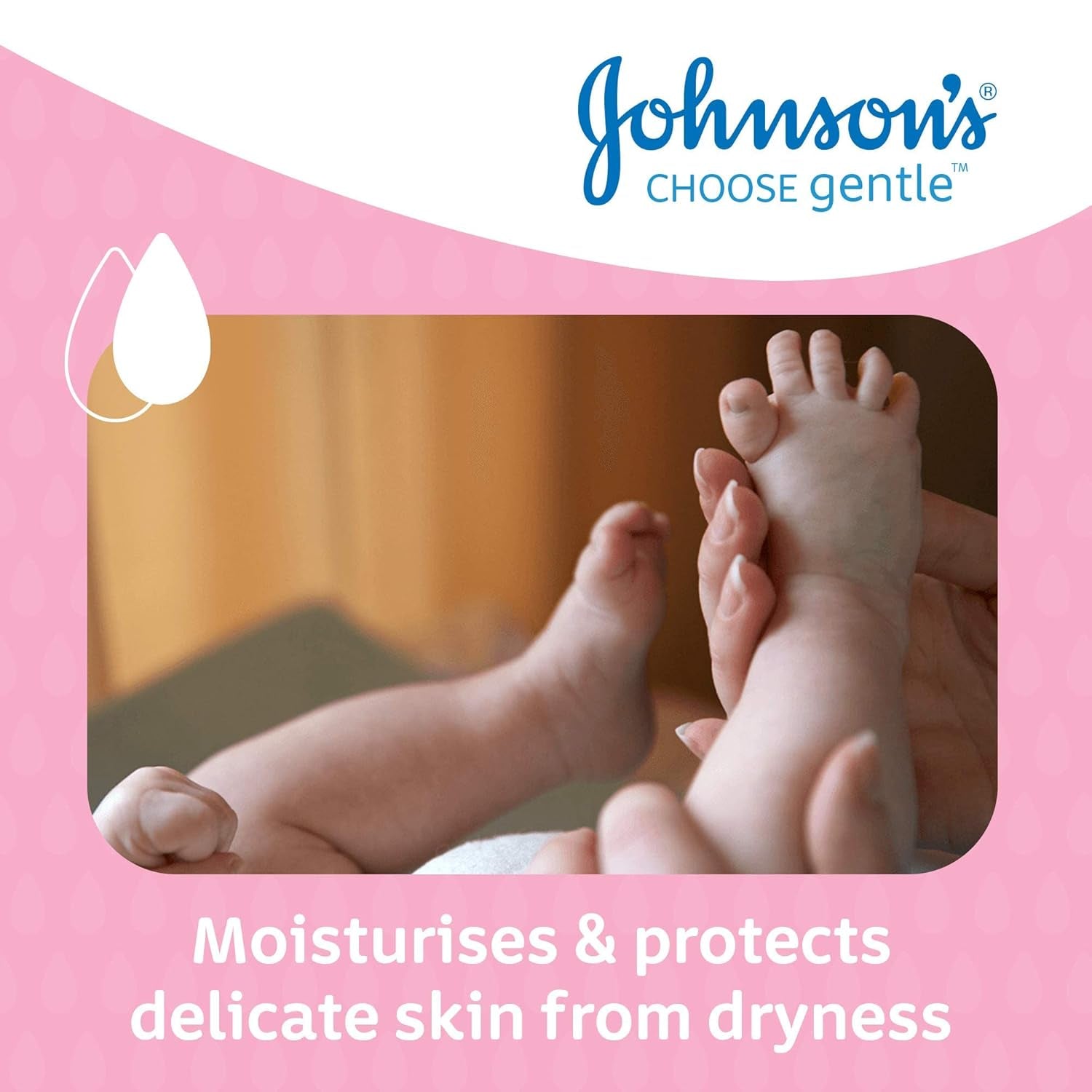 Johnsons JOHNSON'S – Babyöl, (1 x 500 ml) Kinder – Bade- und Hautpflege Naty Shop