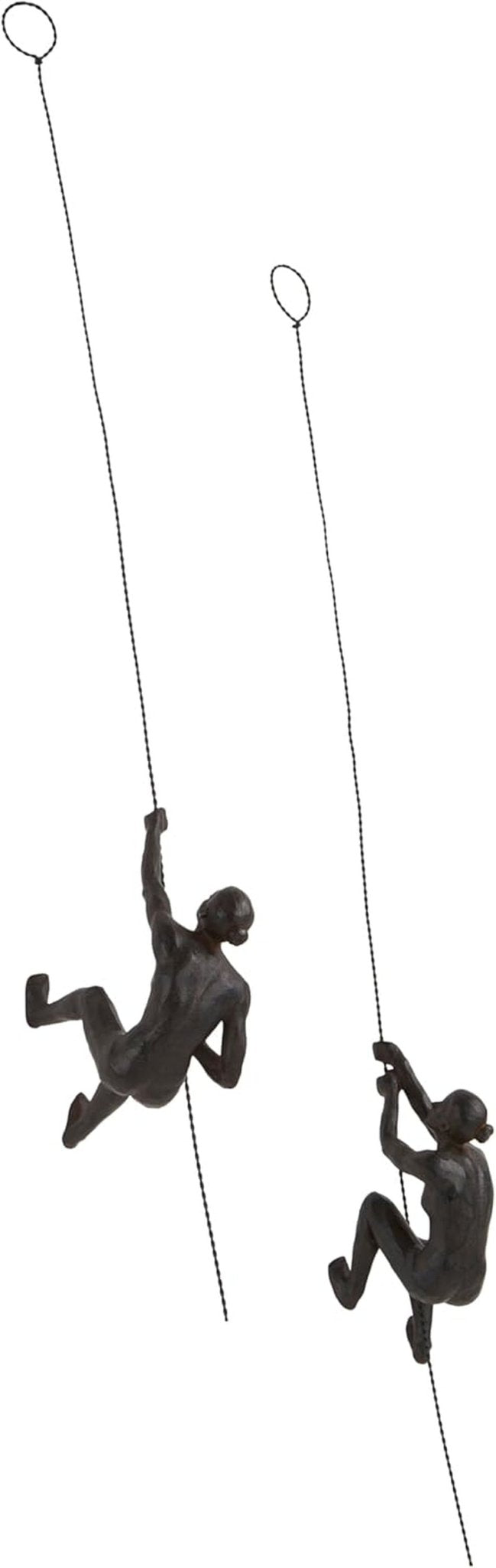 JOTEX Feminine Climbers Dekofiguren, 2er-Pack, rostbraune Statuetten und Skulpturen Naty Shop Standardtitel