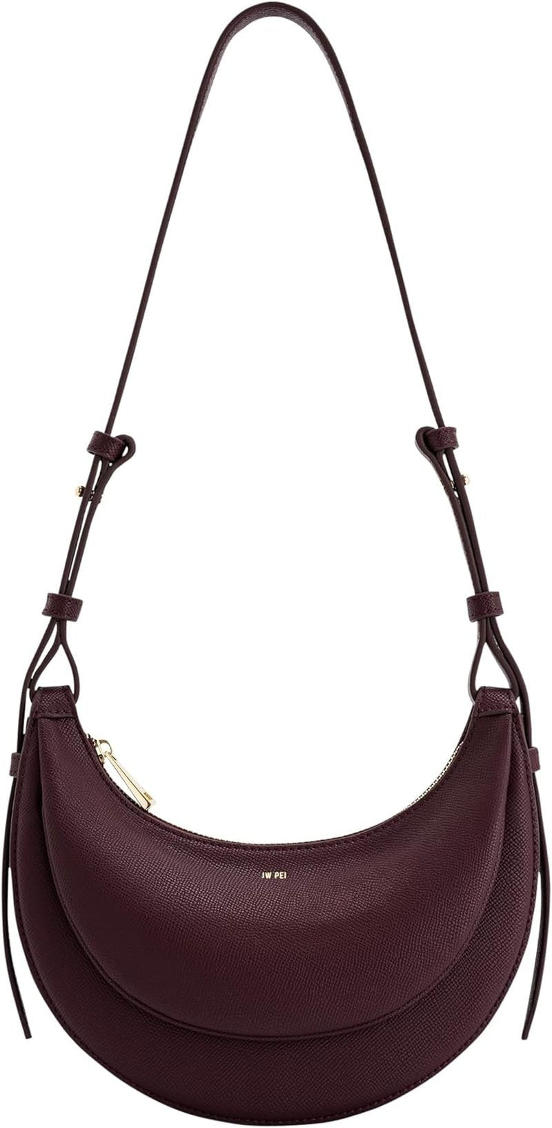 JW PEI Damen Sharon Umhängetasche Damen Taschen Naty Shop Bordeaux Rot