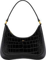 JW PEI Ruby Umhängetaschen Damen Taschen Naty Shop Geprägtes schwarzes Krokodil