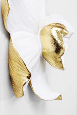 Kare Design Wanddekoration Orchidee, weiß, XL, Wanddekoration, Orchideenblütenoptik, handgefertigt, 25x24x7 cm (H/B/T) Statuetten und Skulpturen Naty Shop