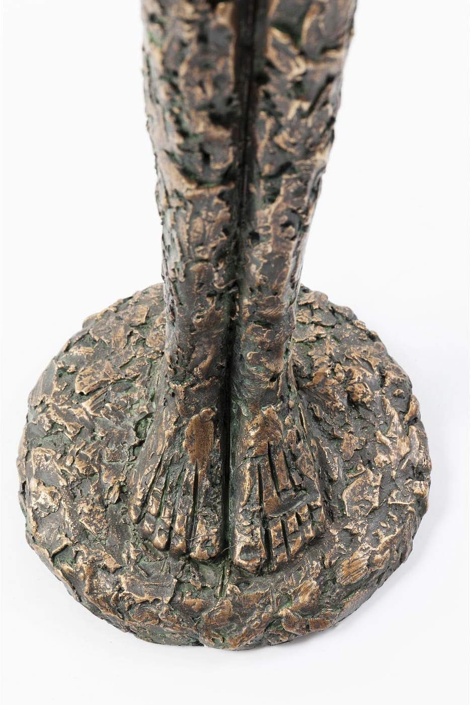 Kare Design Dekoobjekt Art Lady Bronze Dekofigur Kunstharz Antik-Look Statue Dekor Kunstobjekt Zubehör 78x13,5x13,5cm Statuetten und Skulpturen Naty Shop