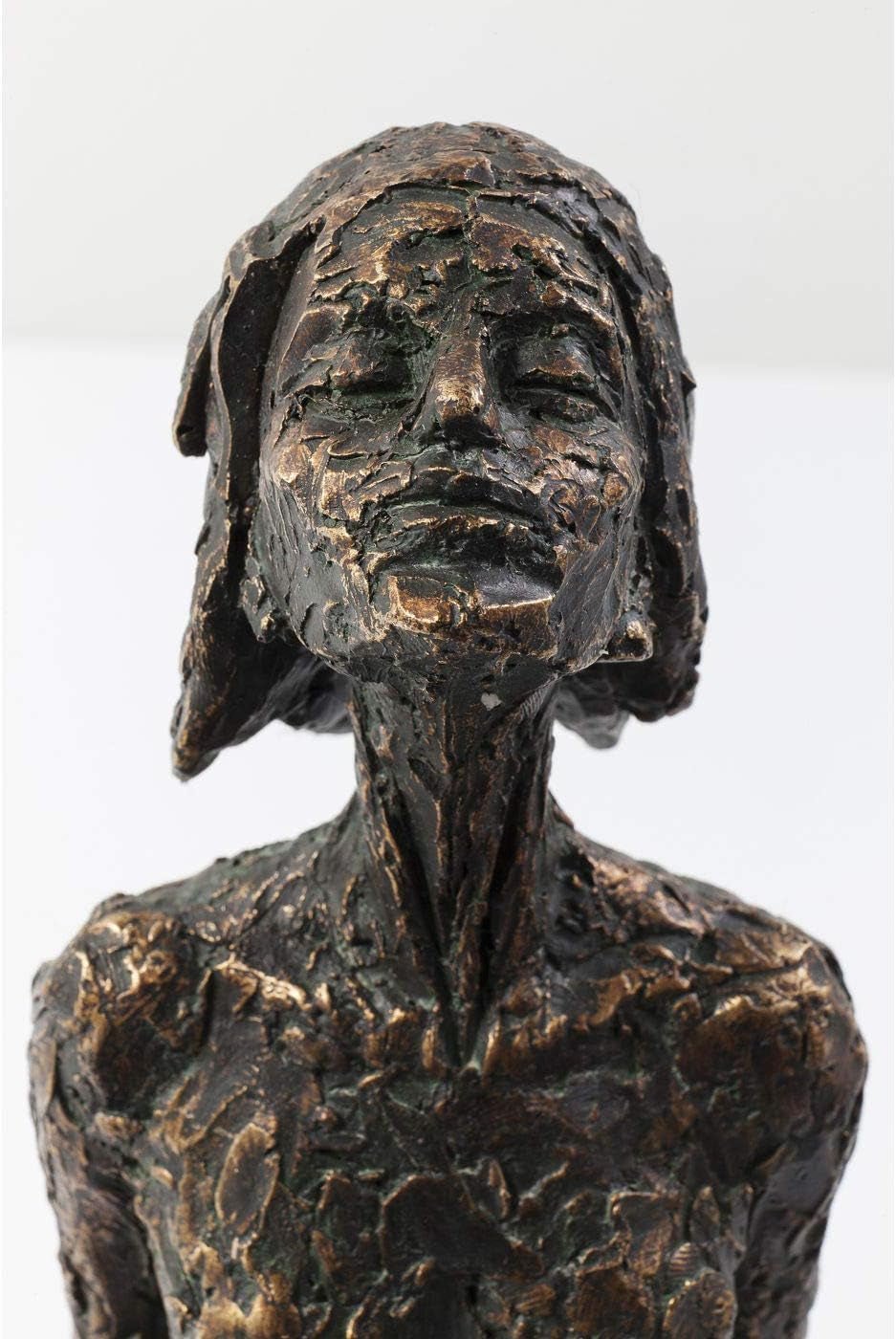 Kare Design Dekoobjekt Art Lady Bronze Dekofigur Kunstharz Antik-Look Statue Dekor Kunstobjekt Zubehör 78x13,5x13,5cm Statuetten und Skulpturen Naty Shop