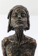 Kare Design Dekoobjekt Art Lady Bronze Dekofigur Kunstharz Antik-Look Statue Dekor Kunstobjekt Zubehör 78x13,5x13,5cm Statuetten und Skulpturen Naty Shop