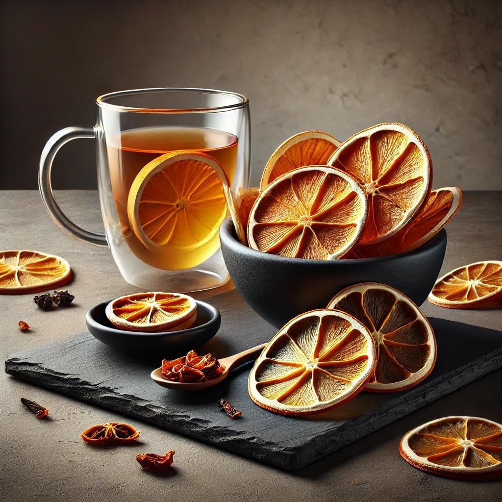 Knabberkraft Getrocknete Orangenscheiben 100g – Snack und natürliches Aroma | Perfekt für Tee, Desserts, Dekorationen und mehr | Reich an Vitamin C und ohne Zusatzstoffe, dehydrierte Produkte von Naty Shop