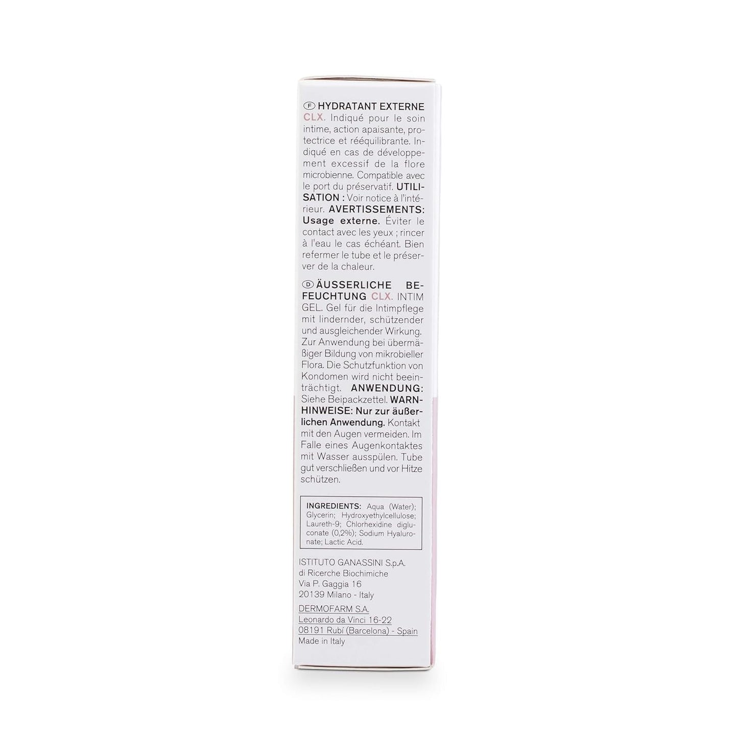 Lab – Externe Feuchtigkeitscreme CLX, Feuchtigkeitscreme für den äußeren Intimbereich, Chlorhexidin und Aloe Vera, hypoallergen, frei von Parabenen, dermatologisch und gynäkologisch getestet – 30 ml Kinder – Bade- und Hautpflege Naty Shop