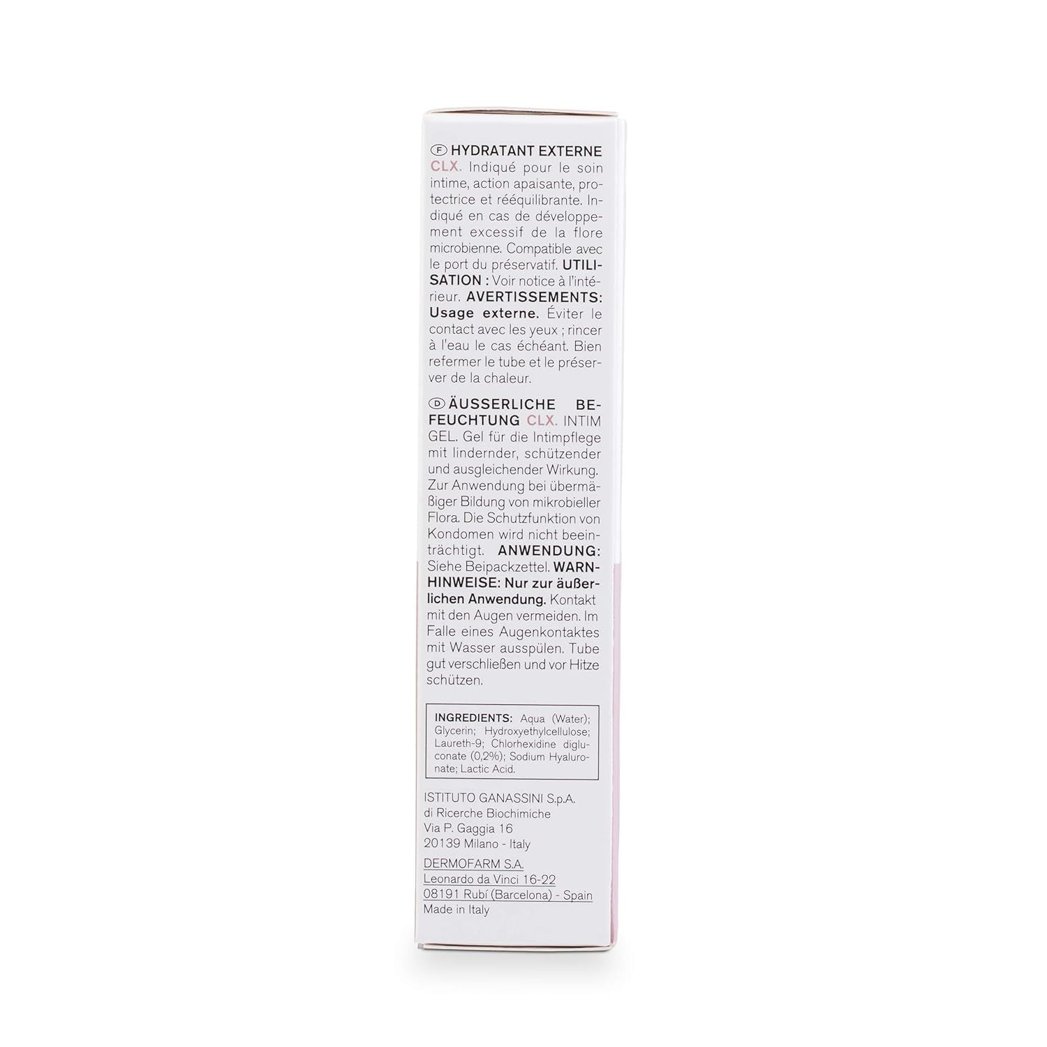 Lab – Externe Feuchtigkeitscreme CLX, Feuchtigkeitscreme für den äußeren Intimbereich, Chlorhexidin und Aloe Vera, hypoallergen, frei von Parabenen, dermatologisch und gynäkologisch getestet – 30 ml Kinder – Bade- und Hautpflege Naty Shop