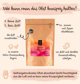 Getrocknete Litschi BRIX | Natürliche Litschi, getrocknet 95 g | Great Taste Award für Trockenfrüchte | GVO-frei, glutenfrei, vegan, konservierte Vitamine Naty Shop dehydrierte Produkte