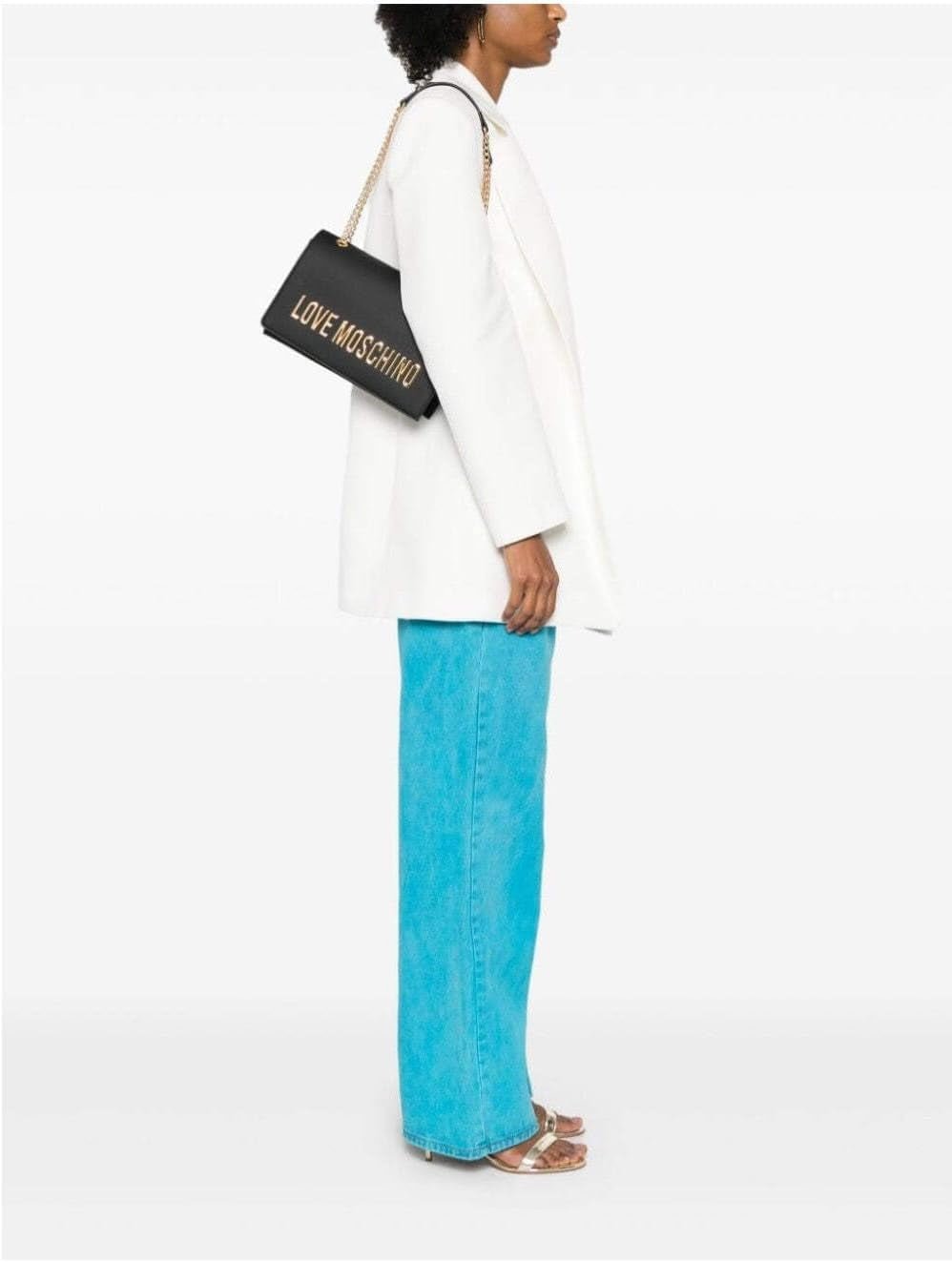 Love Moschino Umhängetasche Schwarz Einheitsgröße Damentaschen Naty Shop