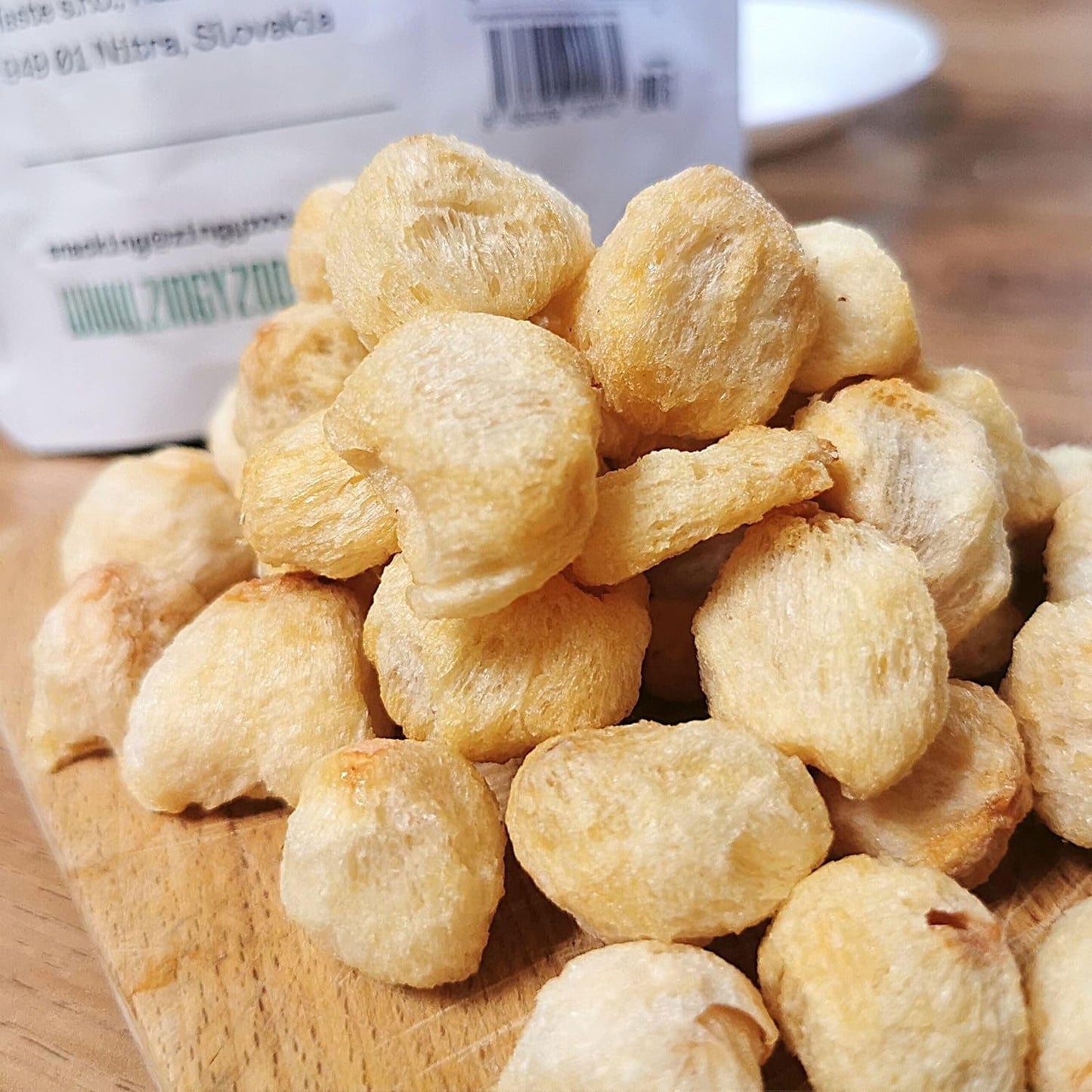 Gefriergetrocknete Litschi | 100 % Litschi getrocknete gefriergetrocknete Früchte | natürlich getrocknet, vegan, glutenfrei | Kein Litschisaft, Litschisirup | Gefriergetrocknete Früchte tropische Litschi | ZingyZoo Dehydrierte Produkte Naty Shop