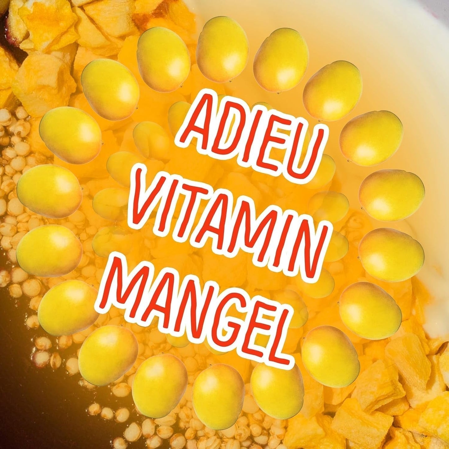 Gefriergetrocknete Mango: 100g gefriergetrocknete Früchte aus zarten Mangostücken ohne Zuckerzusatz - getrocknete Mango - getrocknete Mango - Trockenfrüchte - Trockenfrüchte von NutriPur Dehydrierte Produkte Naty Shop