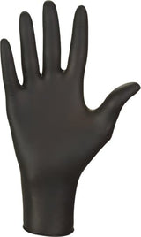 Nitrilex puderfreie schwarze Nitrilhandschuhe 100 Stück, Größe L Nati Shop