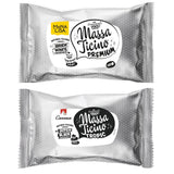 Massa Ticino Set 1x weißer Fondant 250g und 1x schwarzer Fondant 250g - Premium Zuckerpaste für Kuchen, Rollfondant - Perfekt für Kuchen, Modellieren und Dekorationen - Fondant für Profi- und Hobbybäcker Zuckerpaste Naty Shop Standardtitel