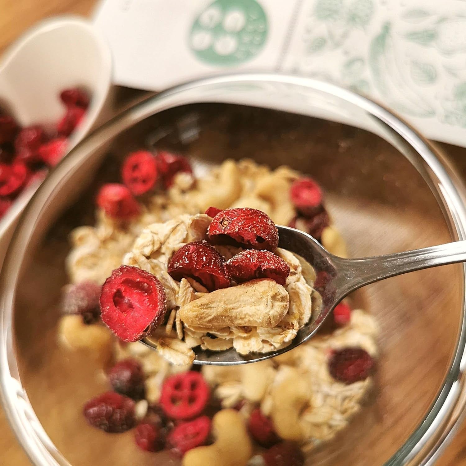 Gefriergetrocknete Cranberries ohne Zucker | XL 250g Gefriergetrocknete natürliche ungesüßte Cranberries | Gefriergetrocknete natürliche Wildfrüchte | Gefriergetrocknete Cranberries | ZingyZoo Dehydrierte Produkte Naty Shop