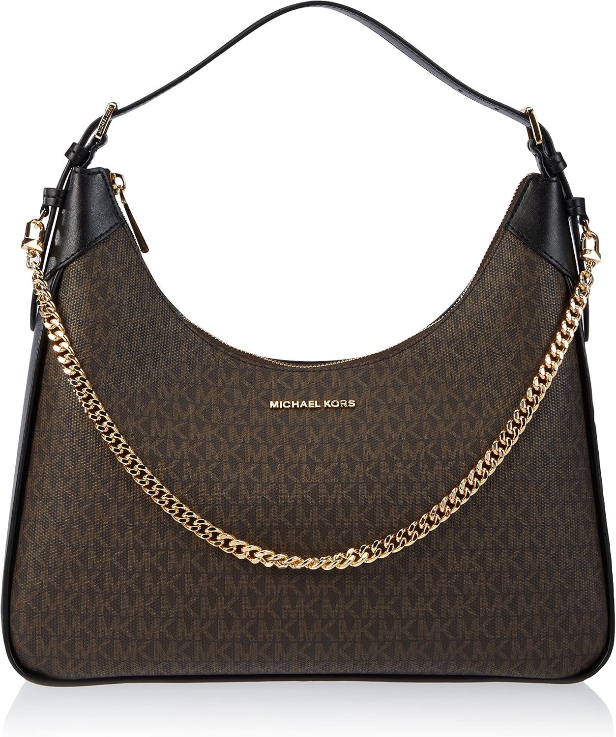 Michael Kors Wilma Umhängetasche Damen Taschen Naty Shop Braun/Schwarz