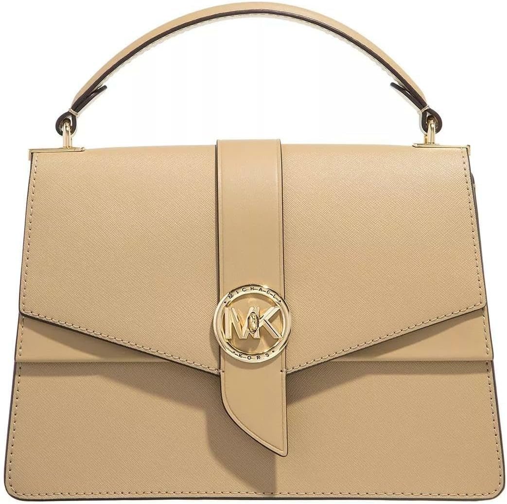 Michael Kors Damen Md Th Satchel Grüne Tasche Tasche Damen Naty Shop Kamel