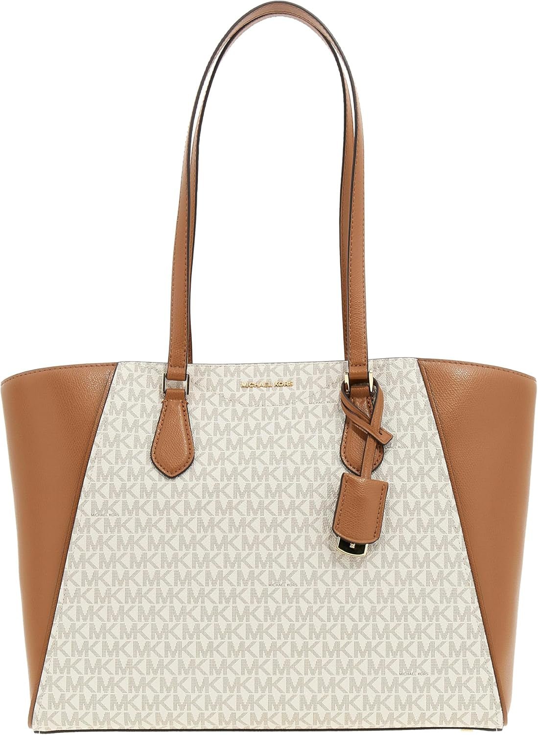 Michael Kors Lg Mf Tz Tote Handtasche Taschen Damen Naty Shop Vanille/Acrn