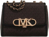 Michael Kors Parker Umhängetasche Damen Taschen Naty Shop Braun/Schwarz
