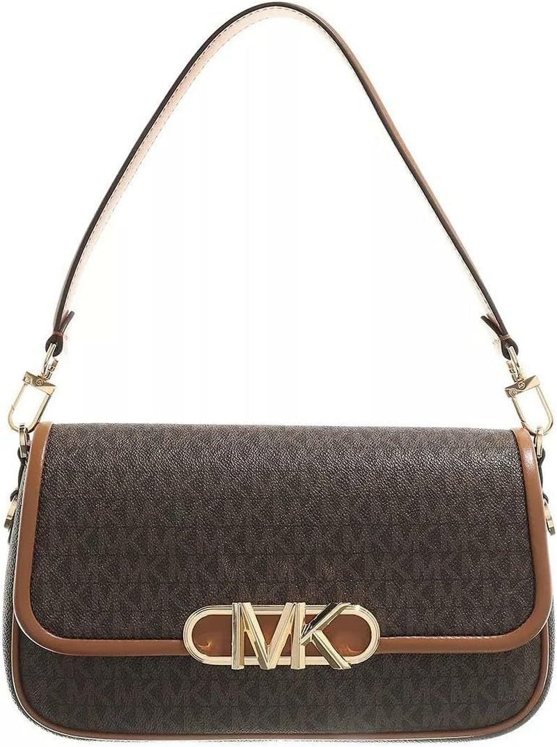 Michael Kors Parker Md Conv Pouchette Umhängetasche Damen Taschen Naty Shop Brn/Acorn