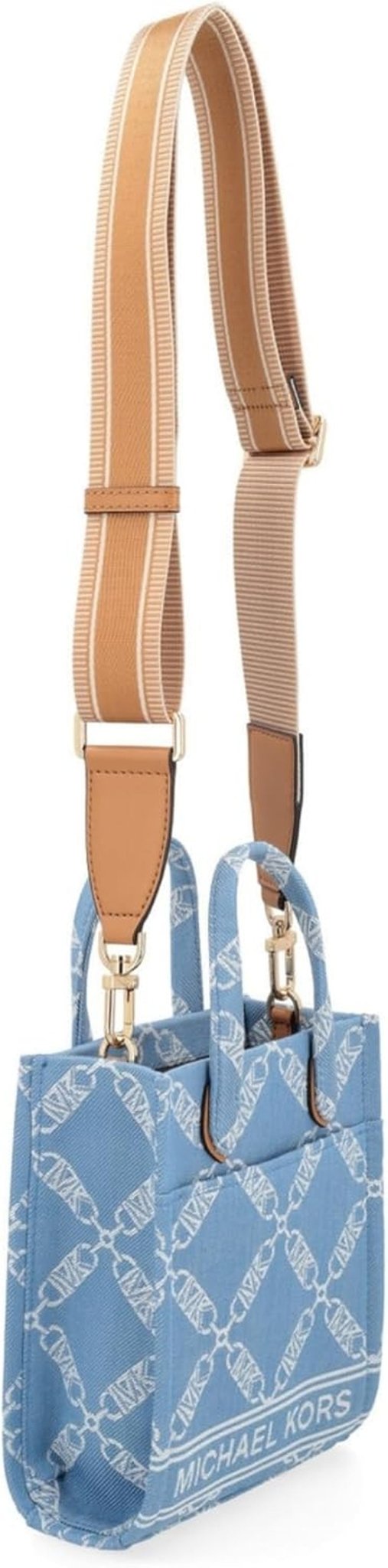 Michael Kors Damen Gigi Extra-Kleine Handtasche, Blau Damentaschen Naty Shop