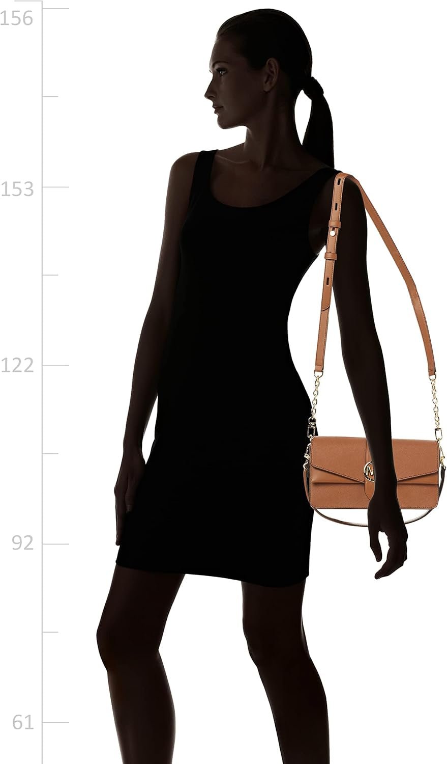 Michael Kors Damen Greenwich Medium Saffiano Ledertasche, Gepäcktaschen Damen Naty Shop