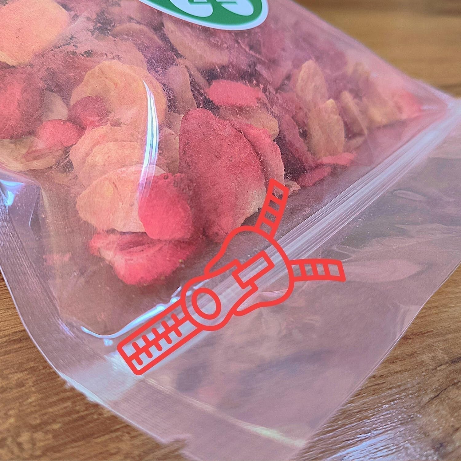 Mischung aus gefriergetrockneten Früchten ErdBana XL 300g | Gefriergetrocknete Bananen + gefriergetrocknete Erdbeeren Probierset mit gefriergetrockneten Früchten | Gefriergetrocknete Fruchtmischung aus Erdbeeren und Bananen | ZingyZoo Dehydrierte Produkte Naty Shop
