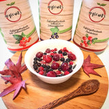 myfruits schwarze Johannisbeeren, gefriergetrocknete Früchte, 100g, ohne Zusatzstoffe, 100 % schwarze Johannisbeeren, gefriergetrocknete und getrocknete Früchte für Müsli oder Porridge... Dehydrierte Produkte Naty Shop
