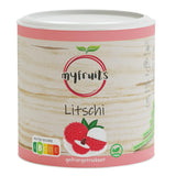 myfruits Litschi, gefriergetrocknet, 80g, ohne Zusatzstoffe, 100% Frucht, gefriergetrocknete Früchte und Trockenfrüchte Dehydrierte Produkte Naty Shop Standardtitel