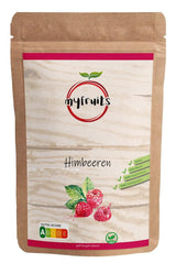 myfruits Himbeeren, gefriergetrocknet, 300g, ohne Zusatzstoffe, 100% getrocknete Himbeeren, gefriergetrocknete Früchte für Müsli oder als Snack... Dehydrierte Produkte Naty Shop 300 G (1 Packung)