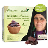 NABALI FAIRKOST FÜR ALLE Datteln Medjool Medjoul aus Palästina – 100 % natürlich vegan aromatisch traditionell frisch und orientalisch I ohne Konservierungsstoffe 5 kg (1 Packung), Klein/Mittel Dehydrierte Produkte Naty Shop 1 kg (1 Packung), Klein/Mittel