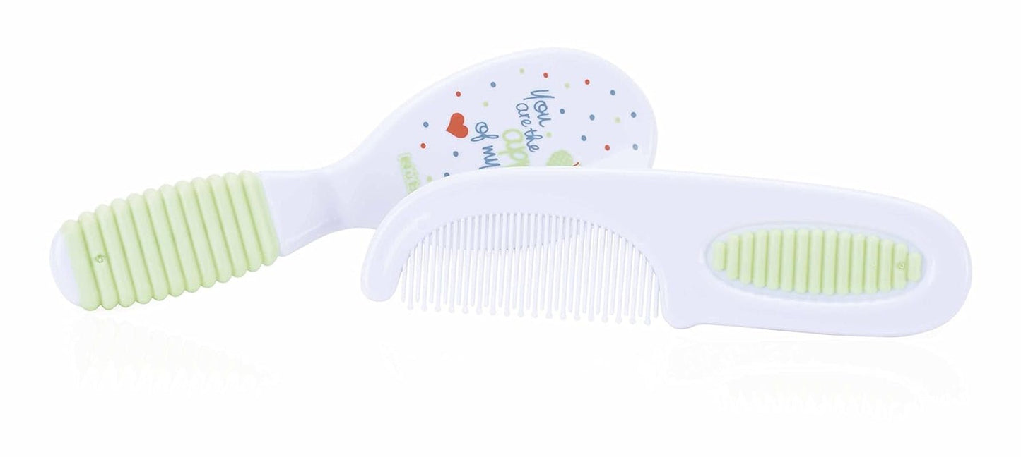 NÃ"by - Bürsten- und Kammset - Grün - 3 Monate Kinder - Bade- und Hautpflege Naty Shop Standardtitel