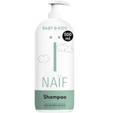 Naïf – Pflegeshampoo – für Babys und Kinder – Babyshampoo mit natürlichen Inhaltsstoffen – 100 % vegan – 0 % SLES – ohne Mikroplastik, Silikone und Parabene – 200 ml Kinder – Bade- und Hautpflege Naty Shop L