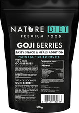 Nature Diet - Goji-Beeren 1000 g | Getrocknete Beeren | Gesunder Snack Naty Shop dehydrierte Produkte 500G