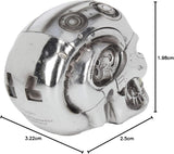 Nemesis Now, T-Box, 18 cm, Silber, Harz, Einheitsgröße Statuetten und Skulpturen Naty Shop
