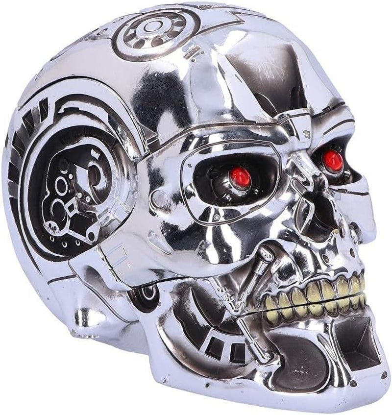 Nemesis Now, T-Box, 18 cm, Silber, Harz, Einheitsgröße Statuen und Skulpturen Naty Shop Standardtitel