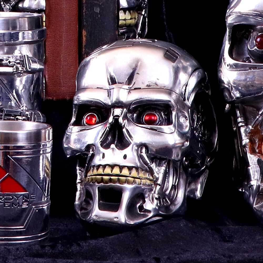 Nemesis Now, T-Box, 18 cm, Silber, Harz, Einheitsgröße Statuetten und Skulpturen Naty Shop