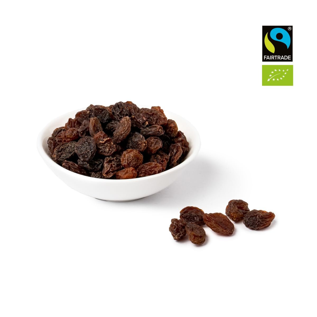 PAKKA – Bio-Fairtrade-Sultaninen 1 kg, kernlose, hautlose und sonnengetrocknete Sultaninen Sultaninen aus Samarkand Usbekistan 1000 g Dehydrierte Produkte Naty Shop