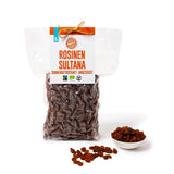 PAKKA – Bio Fairtrade Sultaninen 1kg, kernlos, hautlos und sonnengetrocknete Sultaninen aus Samarkand Usbekistan 1000g Dehydrierte Produkte Naty Shop Variante 1: 1kg (1 Packung)