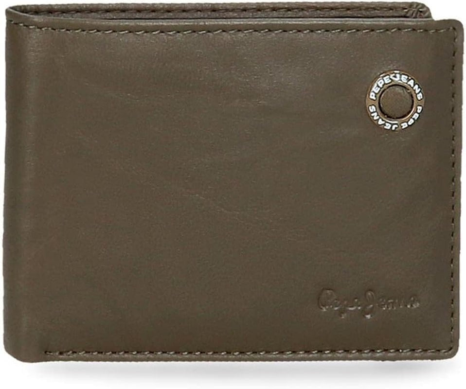Pepe Jeans adge Herren-Geldbörse Naty Shop Khaki Pepe-Geldbörse