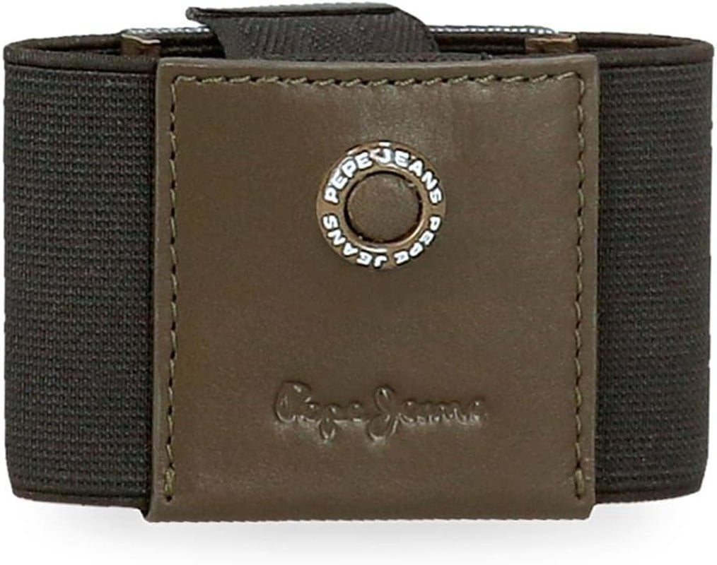 Pepe Jeans adge Men's Wallet Naty Shop Khaki Halter für Karten aus Gummi
