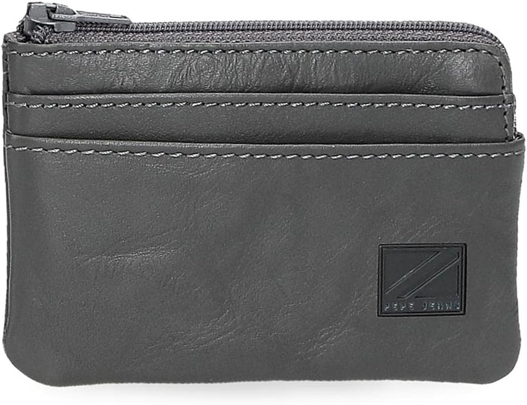Pepe Jeans Chief Herren Reiseaccessoires Grau Única Geldbörse Damen Geldbörse Naty Shop Grau