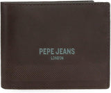 Pepe Jeans Deep Wallets, Geldbörsen, Geldbörsen, lässiges Kunstleder. Von Joumma Bags Damenbrieftasche Naty Shop Braunes Etui