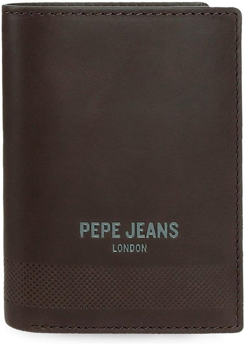 Pepe Jeans Deep Wallets, Geldbörsen, Geldbörsen, lässiges Kunstleder. Von Joumma Bags Damenbrieftasche Naty Shop Brown Deep Wallet