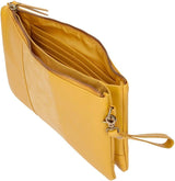 Pepe Jeans Double Wallet Gelbe Tasche 27x17x2 cm Leder Geldbörse Damen Naty Shop