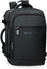 Pepe Jeans Jarvis kleine Umhängetasche grün 15x19,5x6 cm Polyester mit Kunstlederdetails Gepäck und Reiseausrüstung Naty Shop Schwarzer Kabinenrucksack