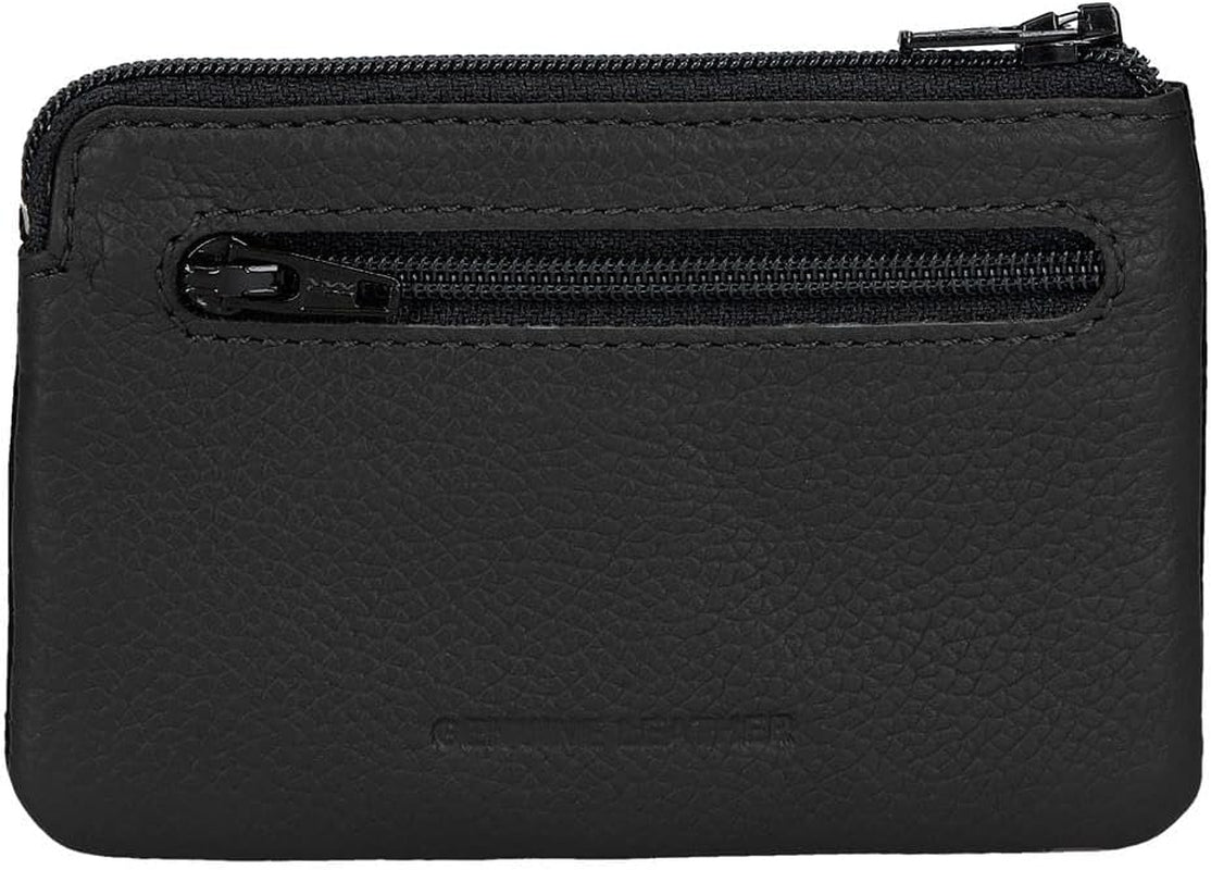 Pepe Jeans Joumma Bags Doppelte Geldbörse, Schwarz, 11 x 7 x 1,5 cm, Leder, Schwarz, Einheitsgröße, Geldbörse Herrenbrieftasche Naty Shop