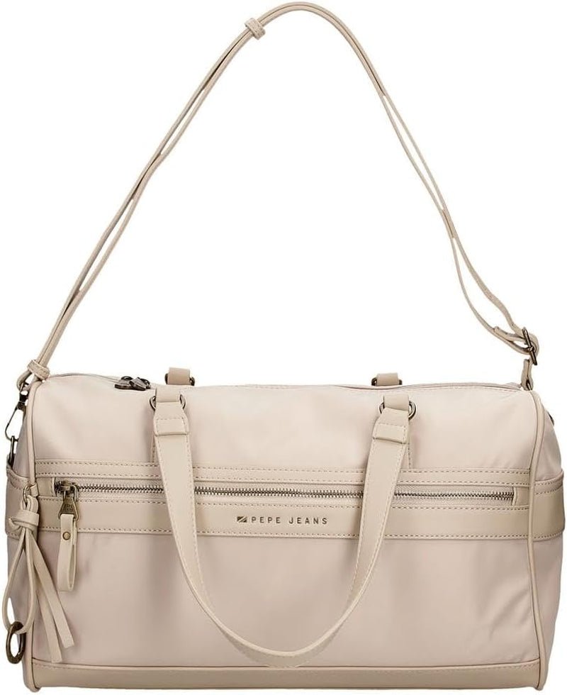 Pepe Jeans Morgan Lässige Rucksäcke Reisetaschen Beige Schwarz Kunstleder für Damen von Joumma Bags Gepäck & Reisen Naty Shop