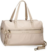 Pepe Jeans Morgan Lässige Rucksäcke Reisetaschen Beige Schwarz Kunstleder für Damen von Joumma Bags Gepäck und Reiseausrüstung Naty Shop Beige Reiserucksack