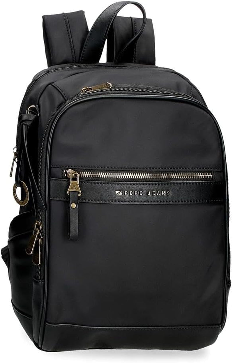 Pepe Jeans Morgan Lässige Rucksäcke Reisetaschen Beige Schwarz Kunstleder Für Damen Von Joumma Taschen Gepäck & Reisen Naty Shop Schwarzer Rucksack