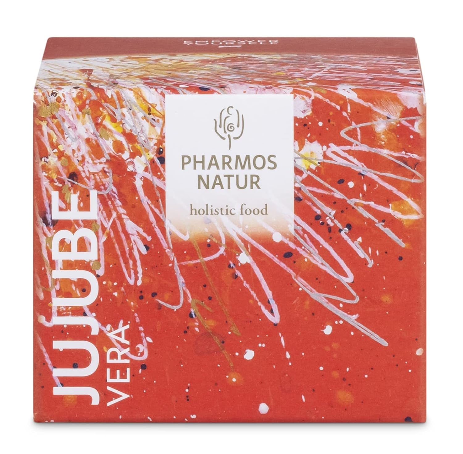 Pharmos Natur Jujube Fruchtpulver 50 g – vegan, glutenfrei – Naturkost Trockenpulver JujubeVera Dehydrierte Produkte Naty Shop